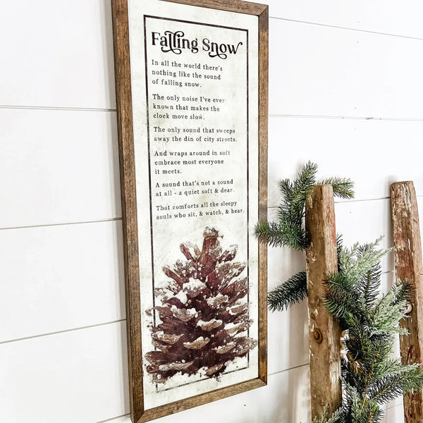 Falling Snow Winter Quote Sign-MODE-Couture-Boutique-Womens-Clothing