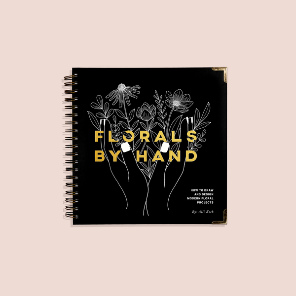 Florals By Hand: How to Draw Modern Floral Projects: Spiral Bound-MODE-Couture-Boutique-Womens-Clothing