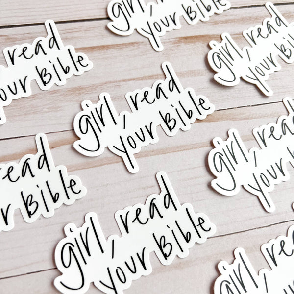 Girl Read Your Bible Sticker-MODE-Couture-Boutique-Womens-Clothing