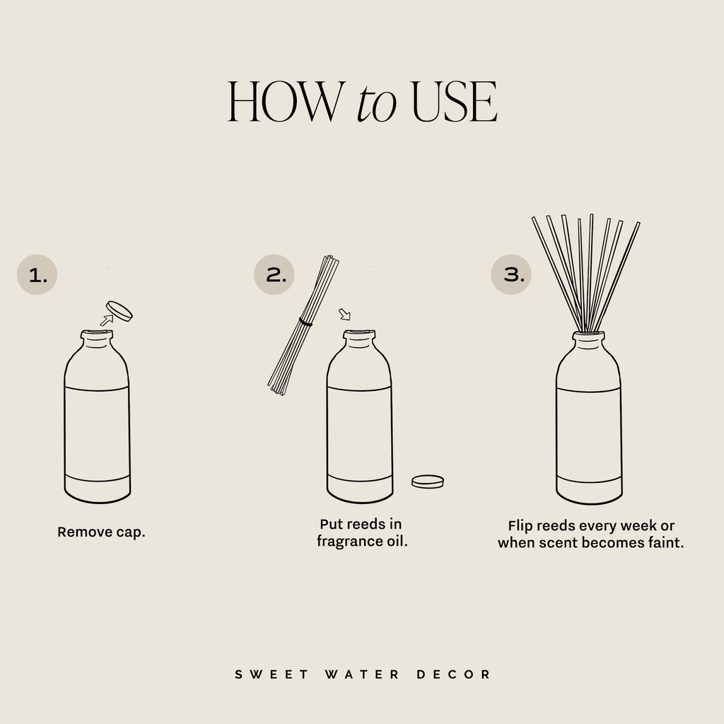 COASTAL LEMON REED DIFFUSER-REED DIFFUSER-MODE-Couture-Boutique-Womens-Clothing