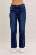 CHARLOTTE HIGH RISE FLARE MODERN JEANS IN DARK INDIGO