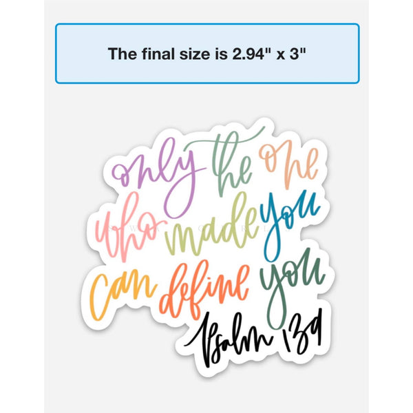 Psalm 139 Sticker | Christian stickers | Faith decals-MODE-Couture-Boutique-Womens-Clothing