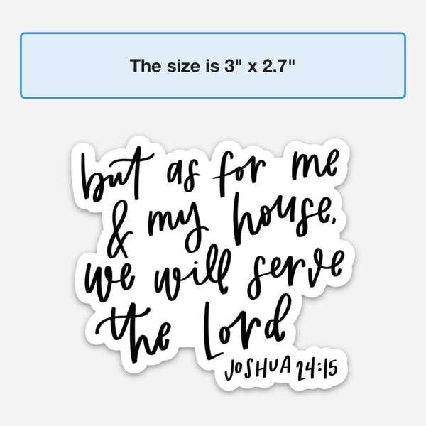 Christian magnet | Fridge magnets | Joshua 24:15 magnet-MODE-Couture-Boutique-Womens-Clothing