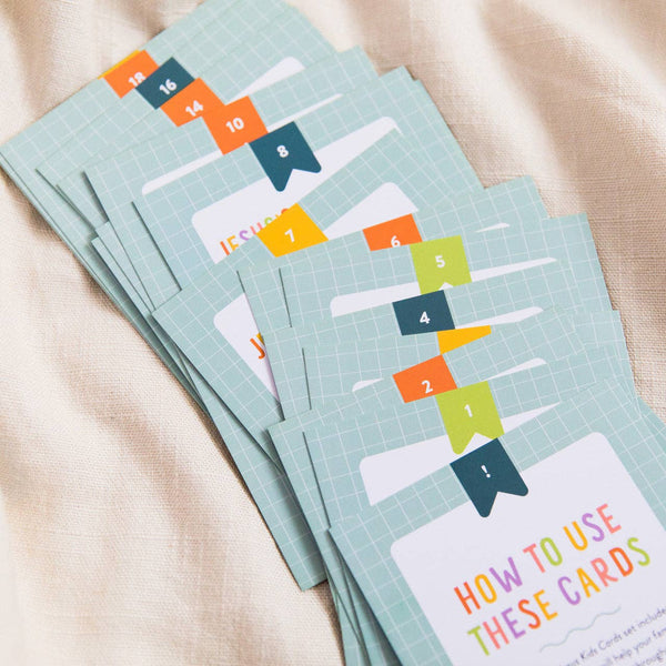 LIFE OF JESUS KIDS CARDS SET-DEVOTIONAL-MODE-Couture-Boutique-Womens-Clothing