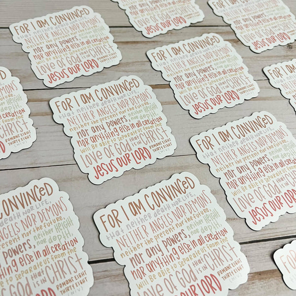 Romans 8:38-39 Magnet | Christian fridge magnet-MODE-Couture-Boutique-Womens-Clothing