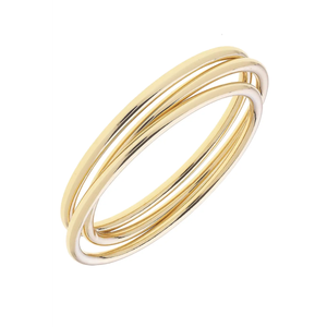 Isla Bangle Set of 3 in Shiny Gold-MODE-Couture-Boutique-Womens-Clothing