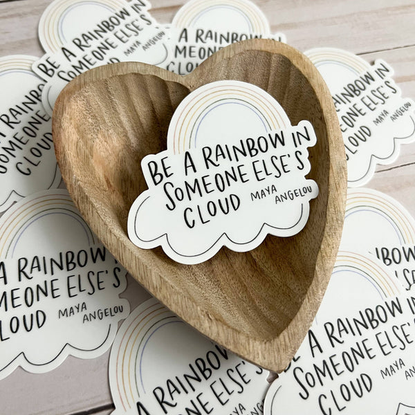 Maya Angelou quote sticker | Rainbow sticker-MODE-Couture-Boutique-Womens-Clothing