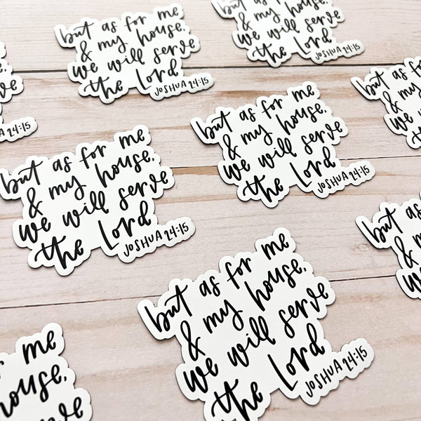 Christian magnet | Fridge magnets | Joshua 24:15 magnet-MODE-Couture-Boutique-Womens-Clothing
