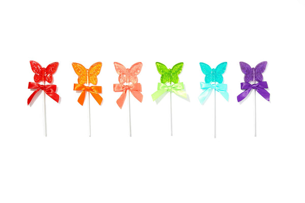 Butterfly Lollipops: Pink/Watermelon-MODE-Couture-Boutique-Womens-Clothing
