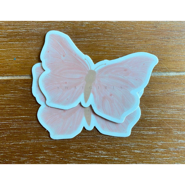 Pink Butterfly Sticker-MODE-Couture-Boutique-Womens-Clothing