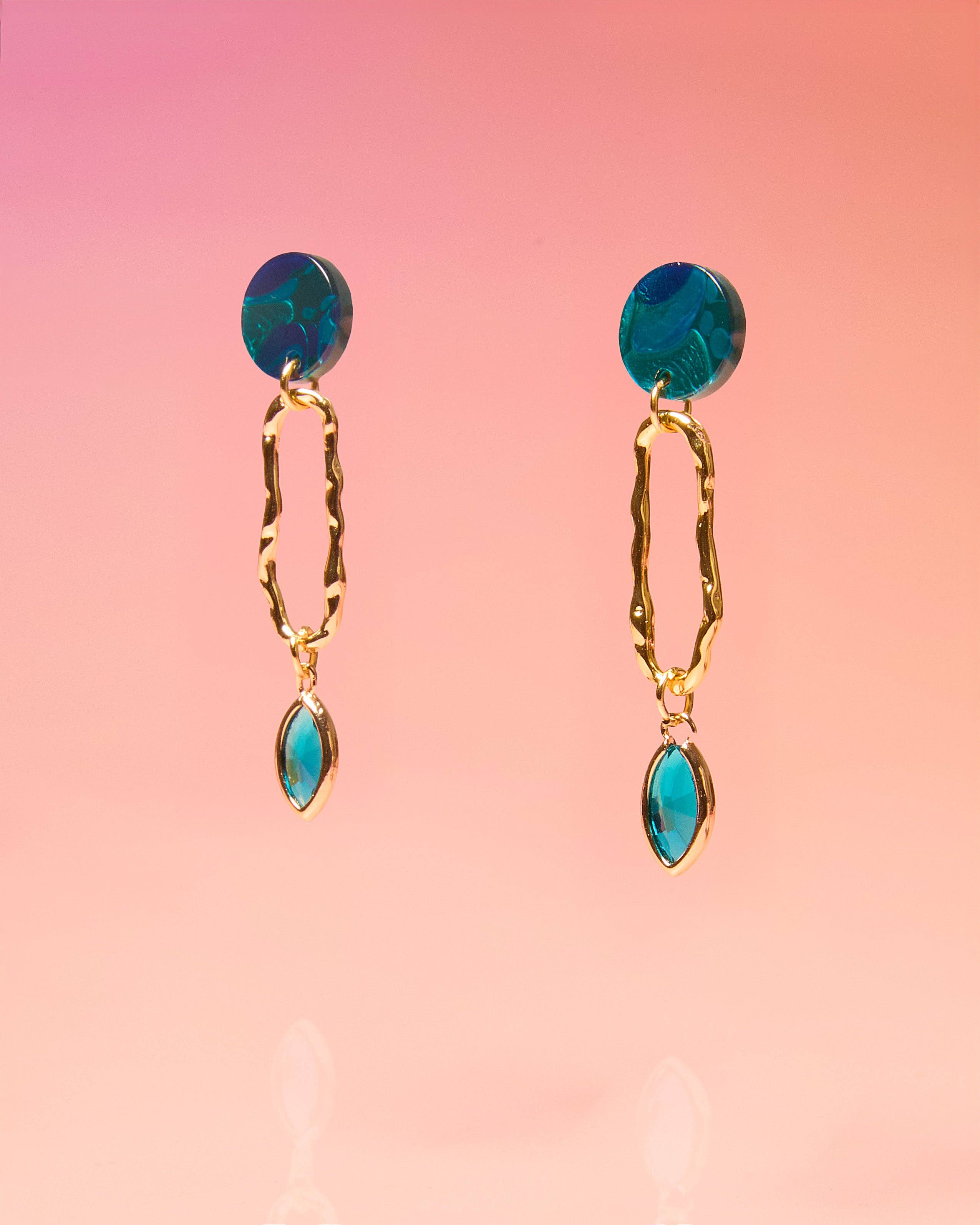 Boho Chic Oval Hoops-MODE-Couture-Boutique-Womens-Clothing