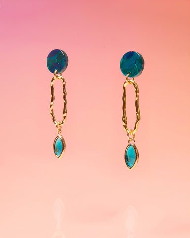Boho Chic Oval Hoops-MODE-Couture-Boutique-Womens-Clothing