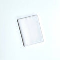 VEGAN LEATHER TRAVEL PASSPORT COVER CASE IN WHITE-MODE-Couture-Boutique-Womens-Clothing