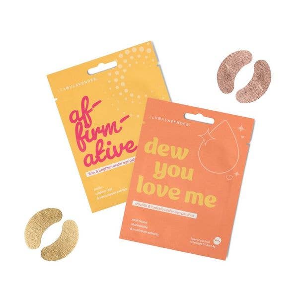 Lemon Lavender Eye Candy Foil Under Eye Patches Assortment-MODE-Couture-Boutique-Womens-Clothing