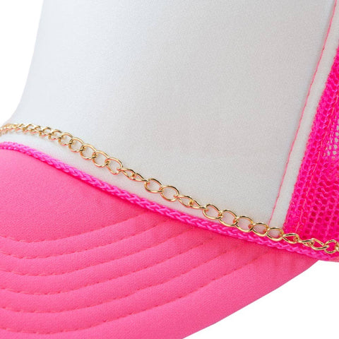 CABLE HAT CHAIN IN GOLD-Hat Chain-MODE-Couture-Boutique-Womens-Clothing