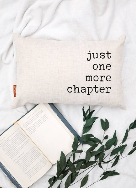 JUST ONE MORE CHAPTER 12X18 DECORATIVE PILLOW-PILLOW-MODE-Couture-Boutique-Womens-Clothing