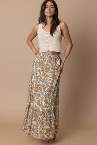 MEADOW BLOOM SKIRT IN CREAM MULTICOLOR-SKIRTS-MODE-Couture-Boutique-Womens-Clothing