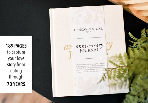 Anniversary Journal | Wedding Book | Gift for Wife or Spouse: Taupe-MODE-Couture-Boutique-Womens-Clothing