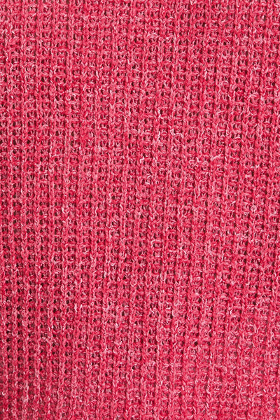 WREN WAFFLE KNIT TOP IN BERRY-Tops-MODE-Couture-Boutique-Womens-Clothing