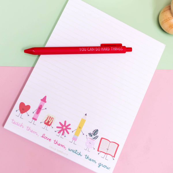 Teach Them Love Them Watch Them Grow Notepad-MODE-Couture-Boutique-Womens-Clothing