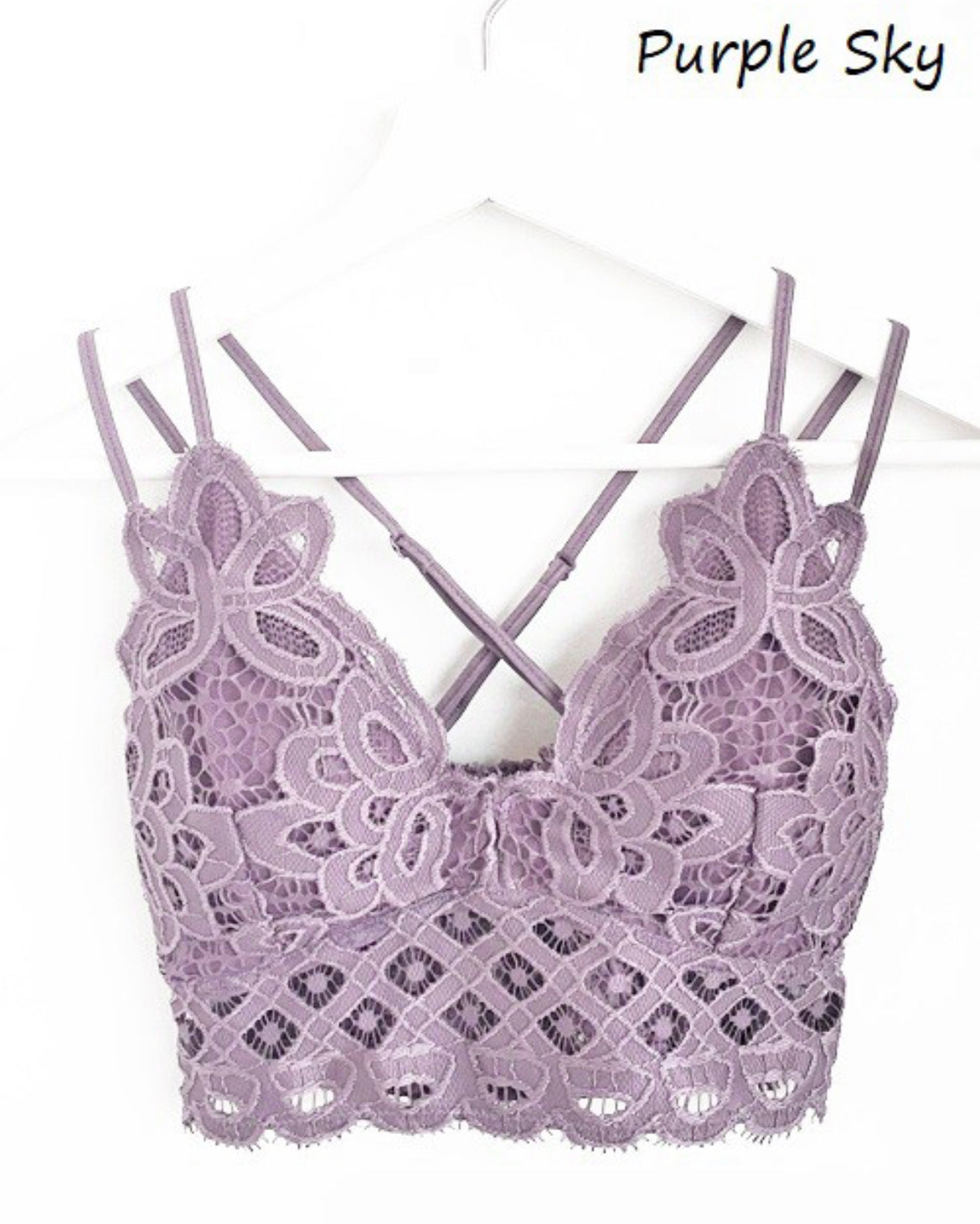 LACE BRALETTE IN PURPLE SKY-BRALETTE-MODE-Couture-Boutique-Womens-Clothing