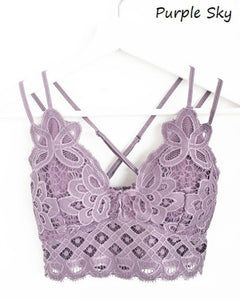 LACE BRALETTE IN PURPLE SKY-BRALETTE-MODE-Couture-Boutique-Womens-Clothing