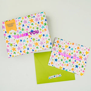 Stars Thank You Boxed Note Cards-MODE-Couture-Boutique-Womens-Clothing