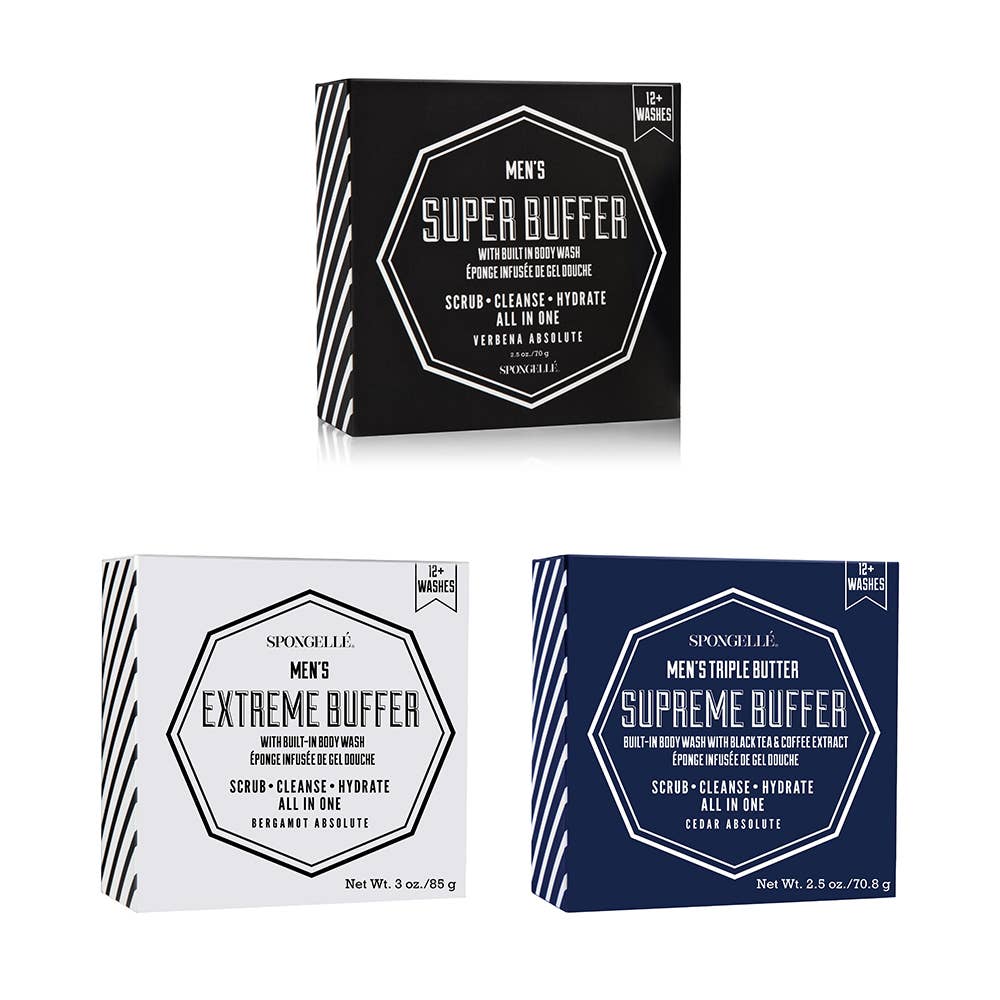 SPONGELLE 12+ MEN'S BODY BUFFER-Bath & Body-MODE-Couture-Boutique-Womens-Clothing