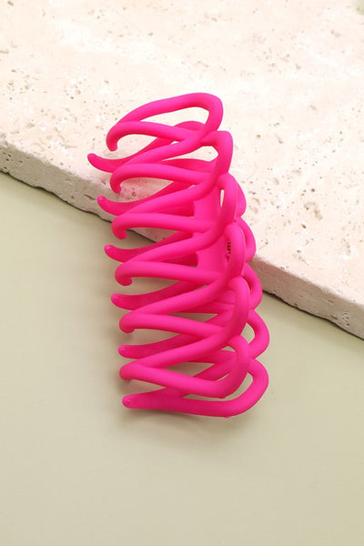 OVERSIZED MATTE HAIR CLAW (MULTI COLORS)-Hair Accessories-MODE-Couture-Boutique-Womens-Clothing