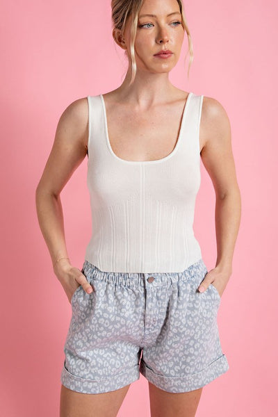 LIKE IT NEVER HAPPENED KNIT TANK IN OFF WHITE-tank top-MODE-Couture-Boutique-Womens-Clothing