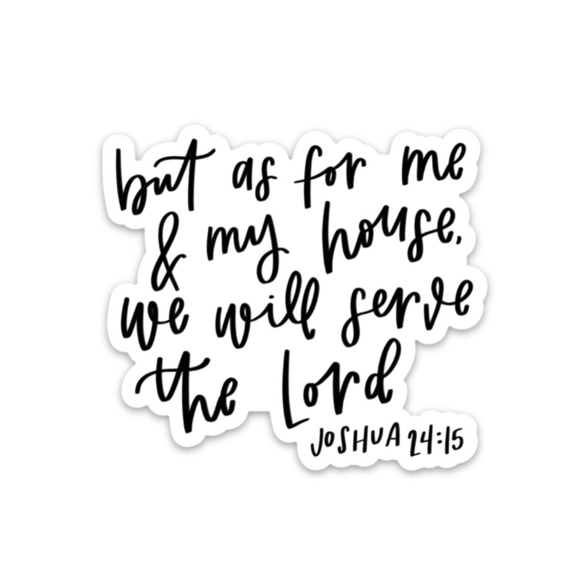 Christian magnet | Fridge magnets | Joshua 24:15 magnet-MODE-Couture-Boutique-Womens-Clothing