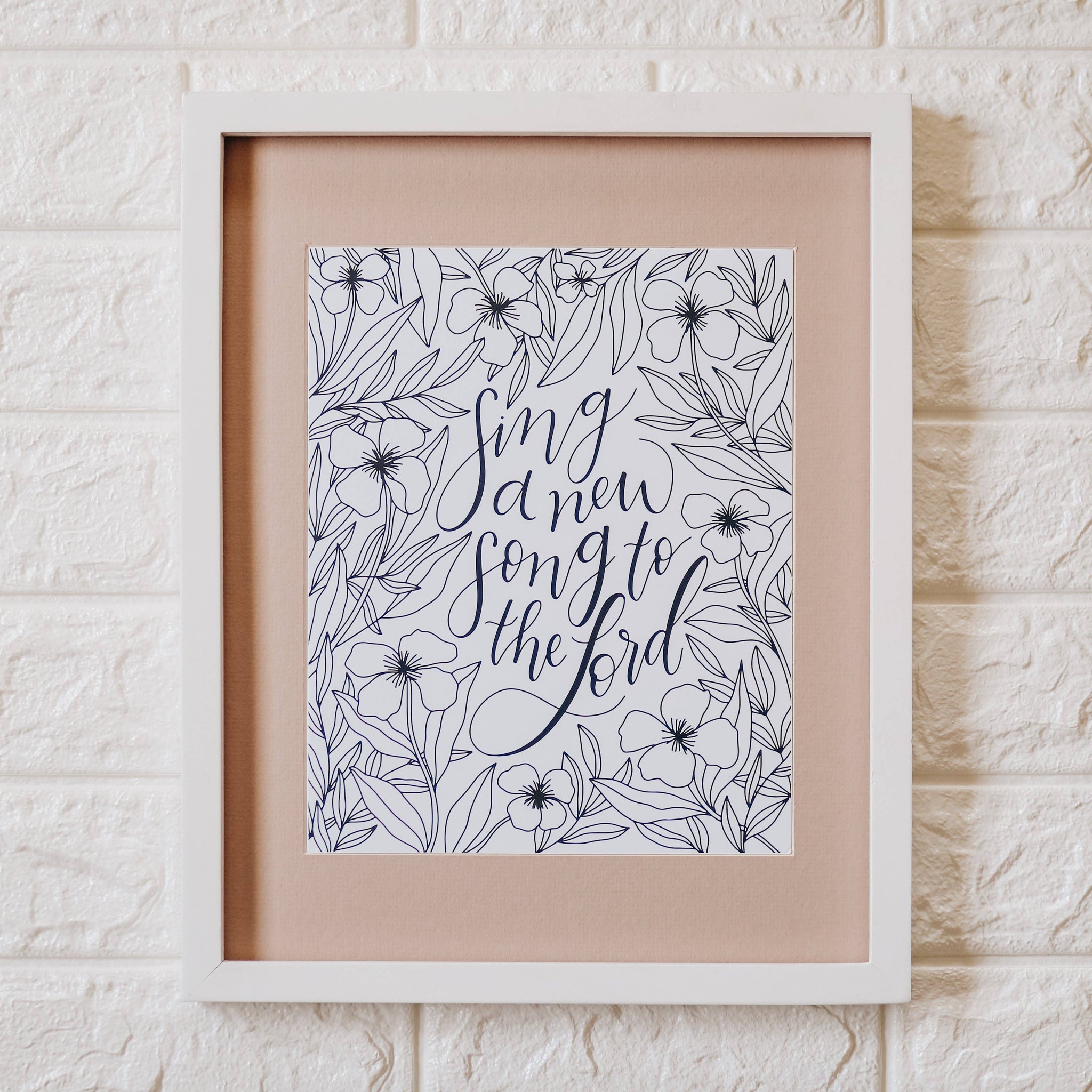 SING A NEW SONG 8X10" PRINT-MODE-Couture-Boutique-Womens-Clothing