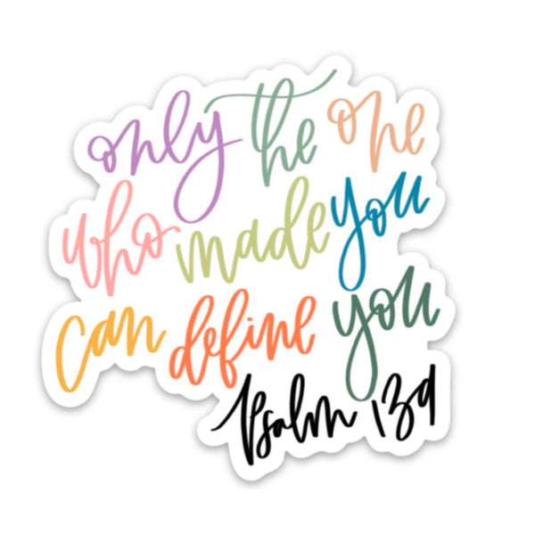 Psalm 139 Sticker | Christian stickers | Faith decals-MODE-Couture-Boutique-Womens-Clothing