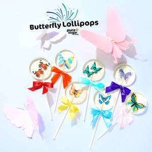 Edible Paper Butterfly Lollipops-MODE-Couture-Boutique-Womens-Clothing
