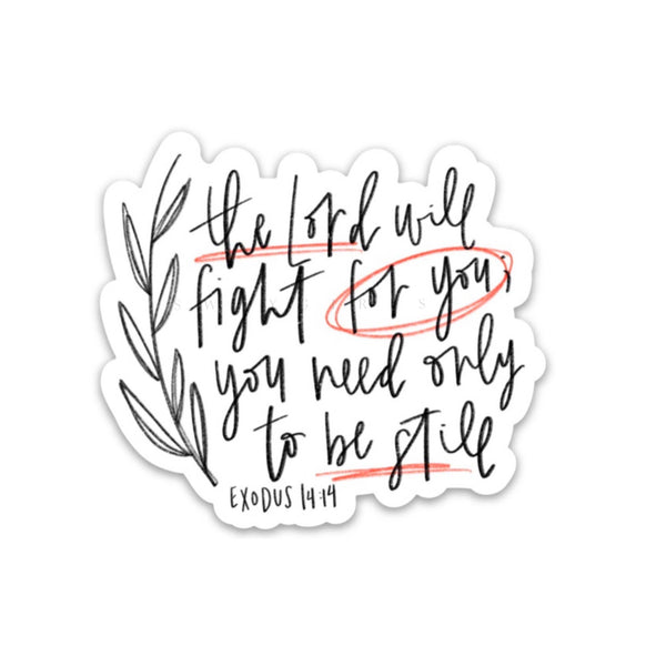 Exodus 14:14 Be still magnet | Christian fridge magnets-MODE-Couture-Boutique-Womens-Clothing
