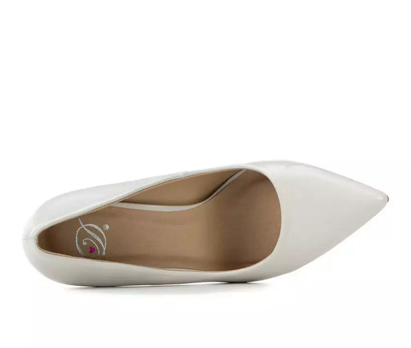 KIELY PUMP IN OFF WHITE-Shoes-MODE-Couture-Boutique-Womens-Clothing