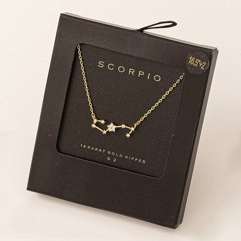 Secret Box Scorpio Constellation Necklace-MODE-Couture-Boutique-Womens-Clothing