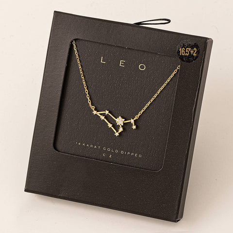 Secret Box Leo Constellation Necklace-MODE-Couture-Boutique-Womens-Clothing