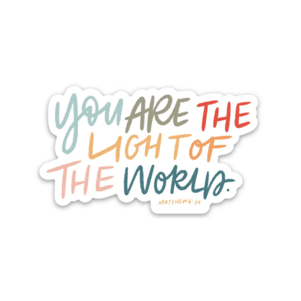Be A Light Sticker | Matthew 5:14 decal-MODE-Couture-Boutique-Womens-Clothing