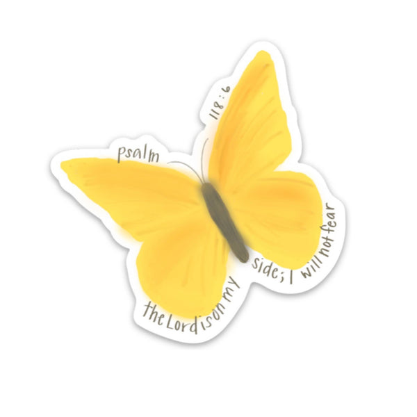 Psalm 118:6 Sticker-MODE-Couture-Boutique-Womens-Clothing