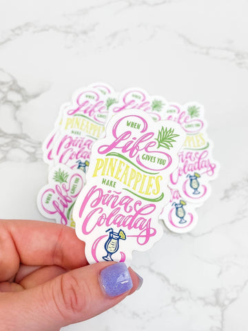 Pina Coladas Sticker-MODE-Couture-Boutique-Womens-Clothing