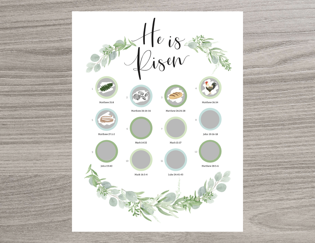 SCRATCH OFF EASTER STORY ADVENT CALENDAR-MODE-Couture-Boutique-Womens-Clothing