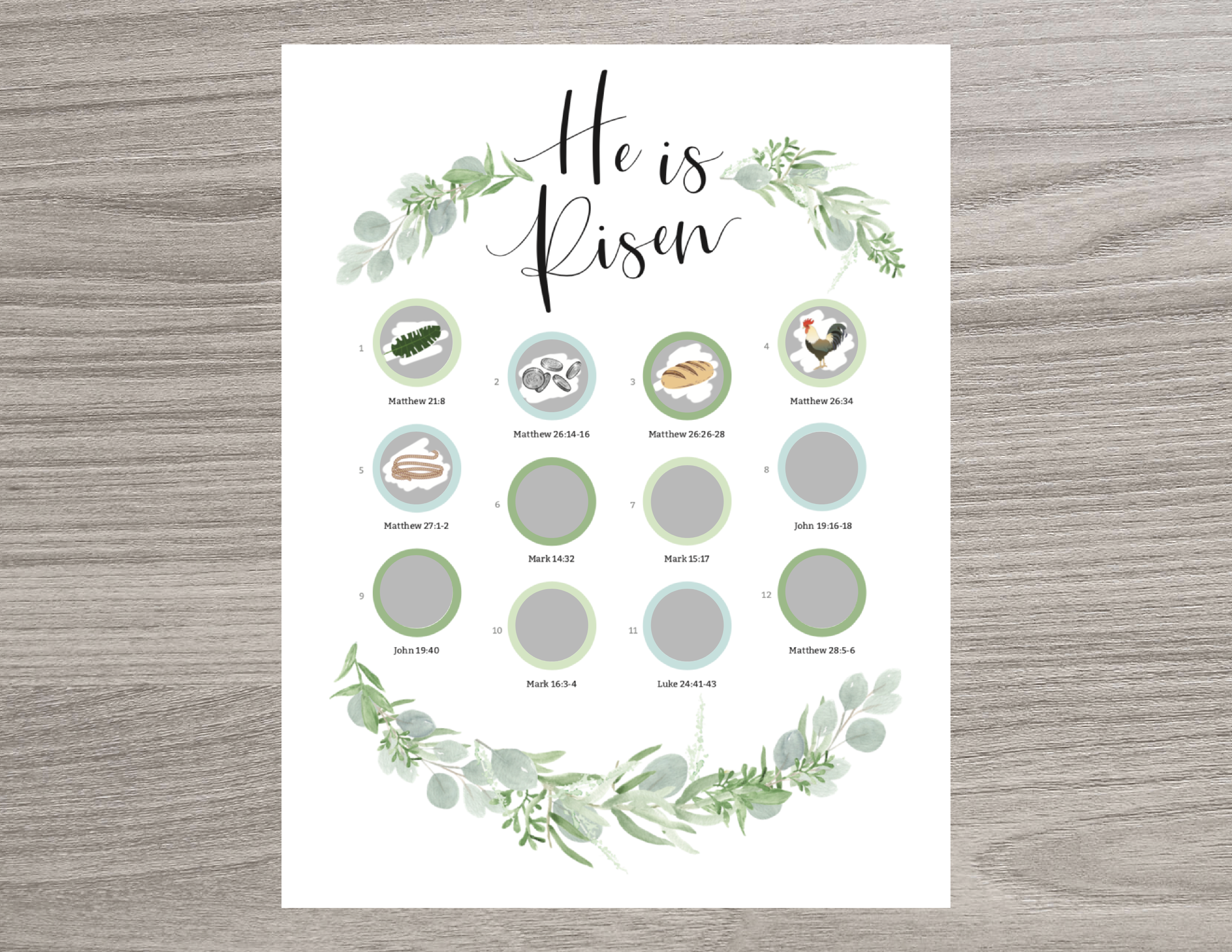 SCRATCH OFF EASTER STORY ADVENT CALENDAR-MODE-Couture-Boutique-Womens-Clothing