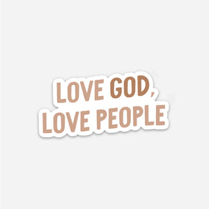 LOVE GOD, LOVE PEOPLE STICKER-MODE-Couture-Boutique-Womens-Clothing