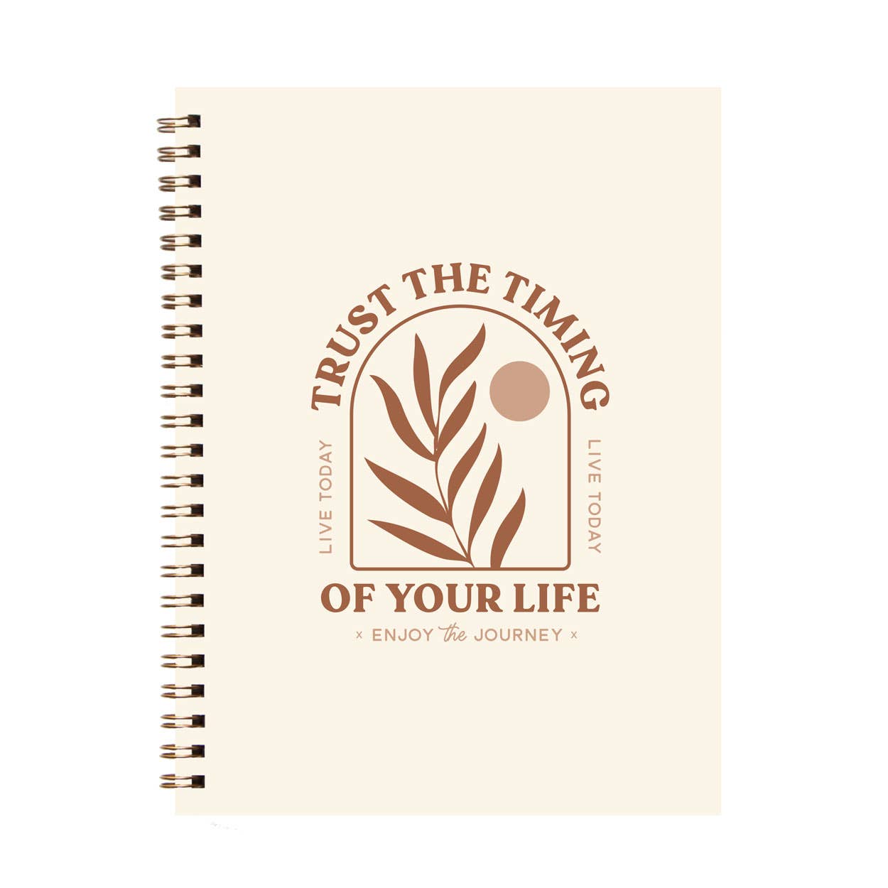 TRUST THE TIMING OF YOUR LIFE SPIRAL NOTEBOOK-MODE-Couture-Boutique-Womens-Clothing