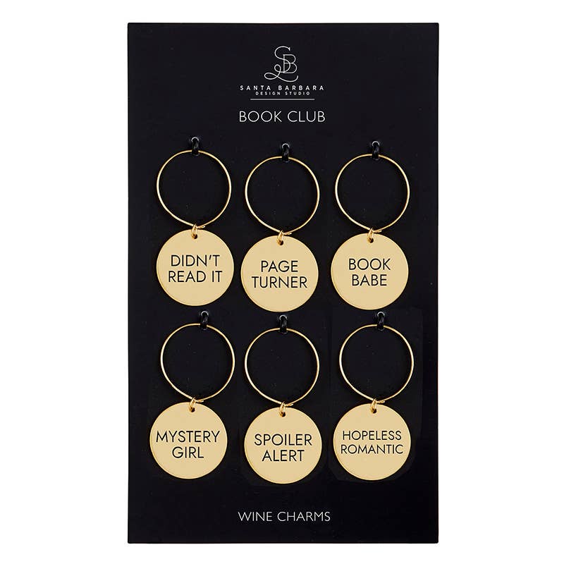 Wine Charm Set - Book Club-MODE-Couture-Boutique-Womens-Clothing