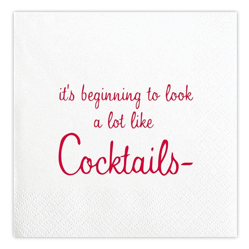 Face to Face Cocktail Napkin - Looks Like Cocktails-MODE-Couture-Boutique-Womens-Clothing