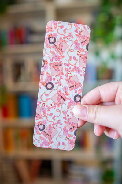 Floral Record Player Bookmark-MODE-Couture-Boutique-Womens-Clothing