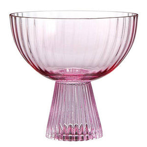 PINK 7 OZ COUPE GLASS IN LIGHT PINK-MODE-Couture-Boutique-Womens-Clothing