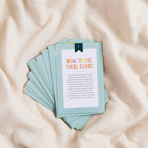 LIFE OF JESUS KIDS CARDS SET-DEVOTIONAL-MODE-Couture-Boutique-Womens-Clothing